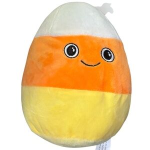 Candy Corn‎ Dog Toy, Crinkle and Squeaker Plush Dog Toy 7" NWT